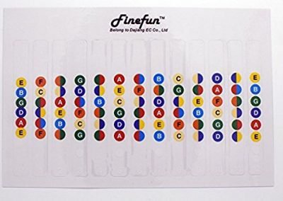 FineFun 100% vinyl Waterproof and Oil Proof Guitar Fretboard Decals